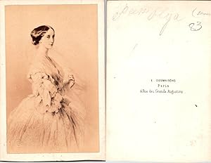 CDV Desmaisons Paris, Olga Nikolaïevna de Russie, Reine de Wurtemberg, circa 1860