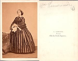 CDV Desmaisons, Paris, Madame Lamoricière, circa 1860