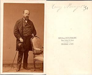 CDV Disdéri, Paris, Henry Murger, écrivain français, circa 1860