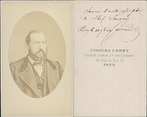 Charles Carey, Paris, Portrait homme nommé Carrière, 1864