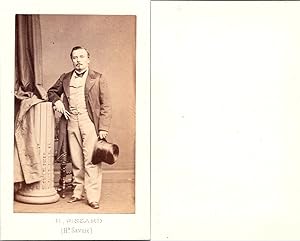 CDV Hippolyte Pissard , homme politique, député de Haute-Savoie, circa 1860