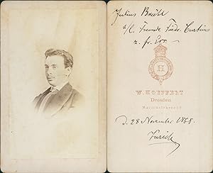 Hoeffert, Dresden, Jeune homme nommé Julius Breibl ou Friedrich Curtuis, 1868