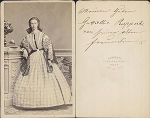 Somonyi, Pest, Jeune femme nommée Marianne Gubun, circa 1860