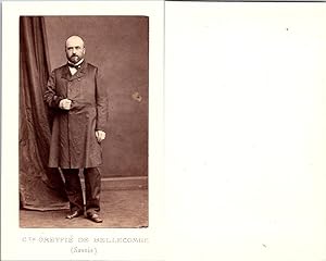 CDV Amédée de Greyfié de Bellecombe, homme politique, député de la Savoie, circa 1860