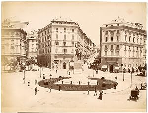 Italie, Gênes, Genova, piazza Corveto