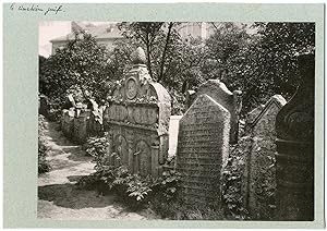 Tchécoslovaquie, Prague, le cimetière juif