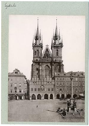 Tchécoslovaquie, Prague, église de Notre-Dame du Týn