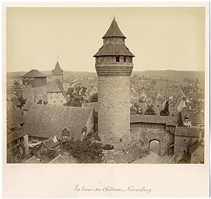 Allemagne, Nuremberg, Nürnberg, le château de l'Empereur, la tour du château