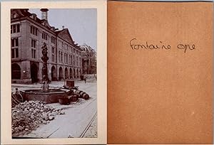 Suisse, Schweiz, Berne, Fontaine de l'Ogre sur la Kornhausplatz, circa 1899