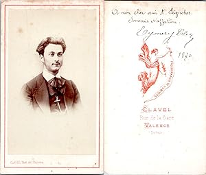 CDV Clavel, Valence, Jeune homme nommé Aymery Clor, 1870