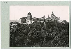 Tchécoslovaquie, Prague, vue générale du château