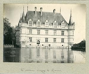 France, Azay-le-Rideau, vue générale du château
