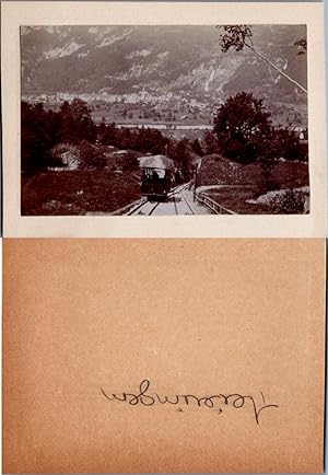 Suisse, Schweiz, Canton de Berne, Funiculaire des chutes du Reichenbach près de Meiringen, circa ...