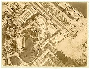 France, Paris, vue topographique prise à ouest de la tour Eiffel