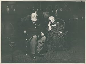 Le peintre Albert Besnard et sa femme Charlotte