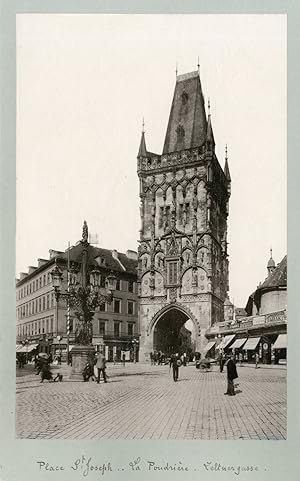 Tchécoslovaquie, Prague, place Saint-Joseph, la poudrière