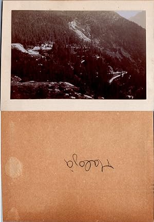 Suisse, Schweiz, Grisons, Engadine, Route de Maloja, circa 1885