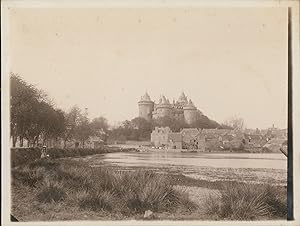France, Lamballe, Château, ca.1910, Vintage silver print