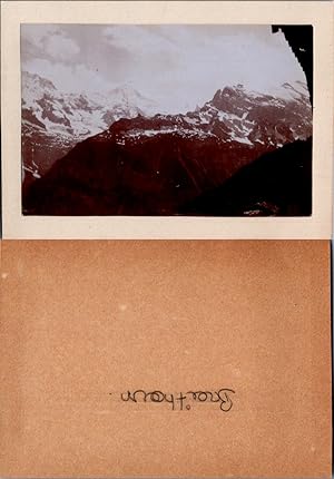 Suisse, Schweiz, Valais, le Breithorn, circa 1885