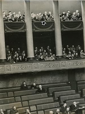 Paris 1955, La guerre des impôts, Pierre Poujade à la tribune de l'assemblée nationale