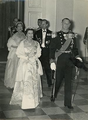 Elisabeth d'Angleterre et le prince Philip, duc d?Édimbourg