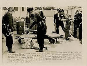 Mexique, Mexico 1959, répression de la grève