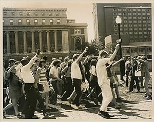 Etats-Unis, manifestation des étudiants de l'Université de Columbia.
