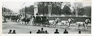 Angleterre, Londres, préparatif pour la viste du président Français Vincent Auriol le 7 mars 1950