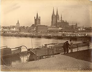 Allemagne, Cologne, Vue sur la Cathédrale