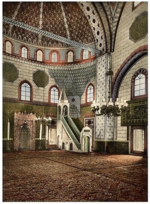 Bosnien. Sarajevo Inneres der Begova-Moschee.