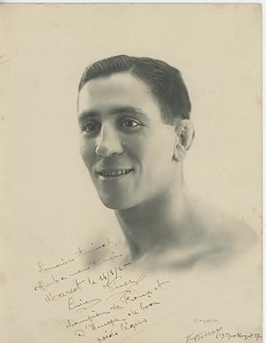 Le boxeur français Lucien Vinez