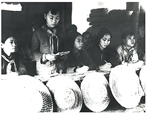 Vietnam, école à An-Hai près de Haiphong, avril 1968