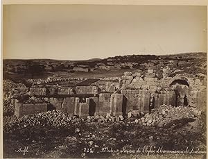 Bonfils, Palestine, Ruines de l'Eglise d'Emmaus près de Lutroun