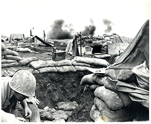 VIETNAM Guerre du Viêt Nam Campement U.S