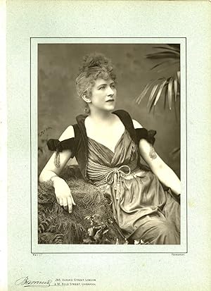 L'actrice Fanny Mary Whitehead dite Fanny Bernard-Beere par Barraud