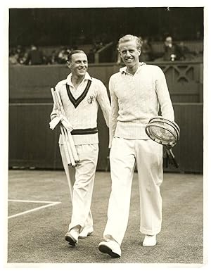 S.B. Wood et V.G. Kirby à Wimbledon