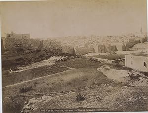 Bonfils. Palestine, Vue de Jérusalem, côte nord