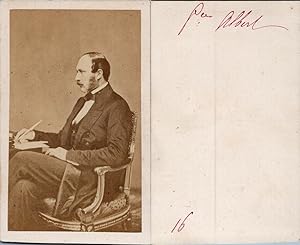 Le prince Albert de Saxe-Cobourg-Gotha, époux de la reine Victoria d'Angleterre, circa 1860