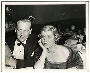 U.S.A., Barbara Bel Geddes and her husband, Carl Sawyer