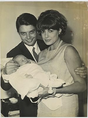 Italia, Gabriele Antonini con moglie, Bianca e figlio Massimo