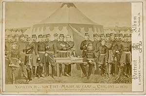 E. Appert, France, Napoléon III et son Etat Major au Camp de Chalons