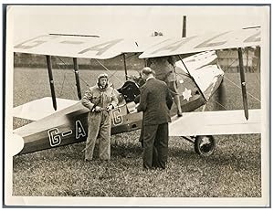 United Kingdom, Prince of Wales in his flying kit at Horsham