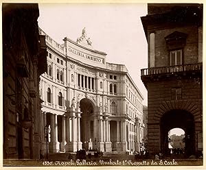Italie, Napoli, Galleria Umberto, Prospetto da S. Carlo