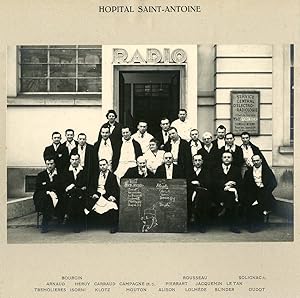 France, L'Album de l'Internat 1945, Hôpital Saint-Antoine