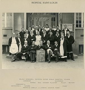 France, L'Album de l'Internat 1945, Hôpital Saint-Louis