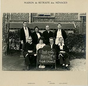 France, L'Album de l'Internat 1945, Maison de Retraite des Ménages