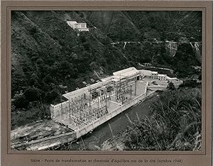 Construction de la Centrale Hydroélectrique de Cordéac entre 1942-1948