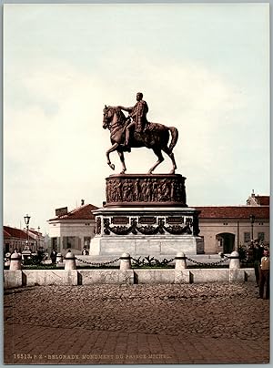 Serbien. Belgrad. Fürst Michaels Denkmal.