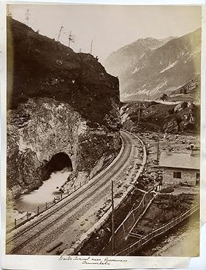 Italia, Water Tunnel near Gossensass. Brunerbahn (Colle Isarco)