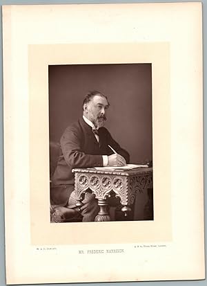 W. & D. Downey, London, Mr. Frederic Harrison